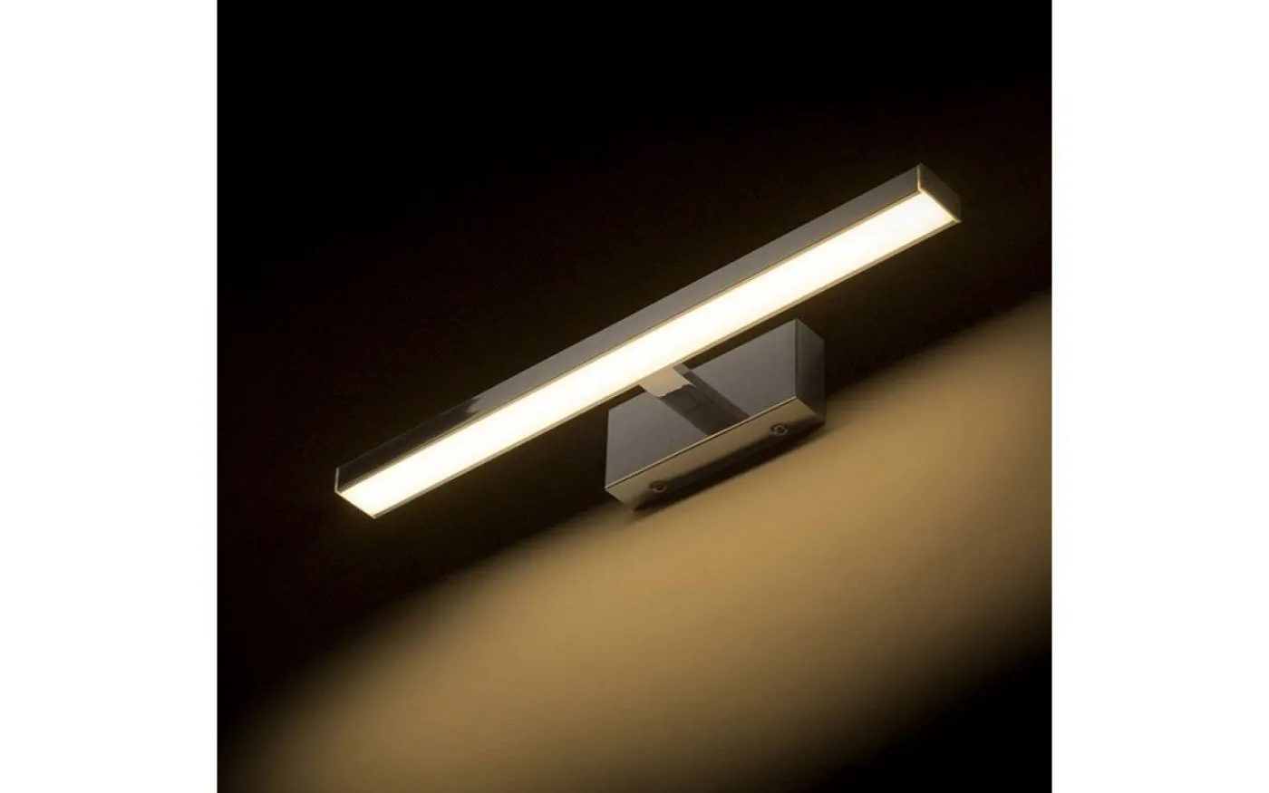 Panon Vägglampa Krom 49cm LED 12W IP44 3000K