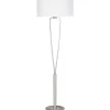 Paris II Golvlampa E27 borstat stål