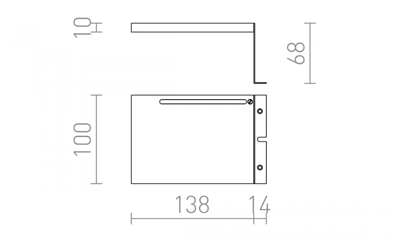 Paris Skåpsbelysning Krom LED 3W IP44 3000K