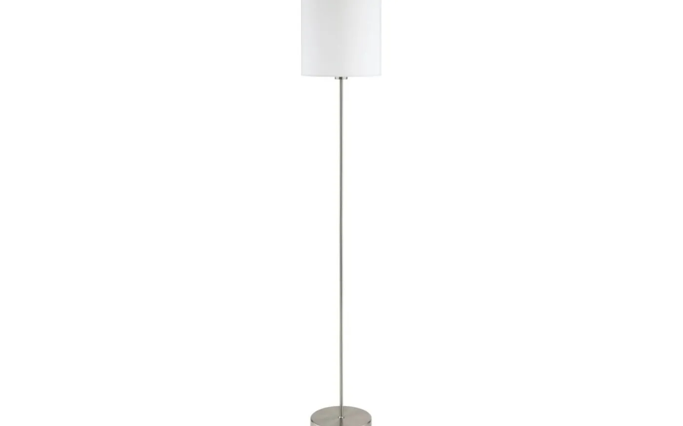 Pasteri Golvlampa 158cm Matt Nickel/Vit
