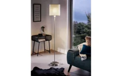 Pasteri Golvlampa 158cm Matt Nickel/Taupe