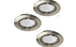 Peneto Spotlight 3-Pack GU10 LED 3000K 3x4,6W Nickel