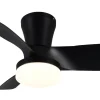 Randers Takfläkt 76cm LED mattsvart