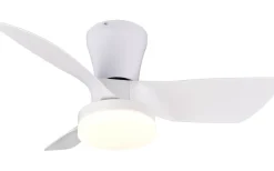 Randers Takfläkt 76cm LED matt vit
