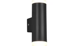 Ray H2O Vägglampa LED 2-delad mattsvart IP44