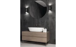 Ray H2O Vägglampa LED 2-delad mattsvart IP44