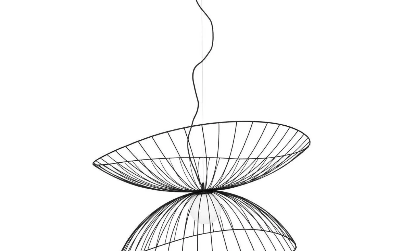 Ray Taklampa 115cm E27 Svart