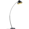 Recife Golvlampa E27 svart/guld