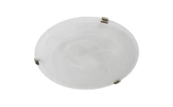 Åre Plafond Ø40cm Nickel/Vit