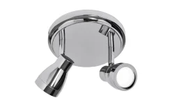 Resö Takspotlight Ø17cm Krom IP44
