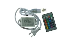 RGB kontroller med IR-fjärr för 230V RGB Led strip