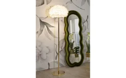 Rhythm Golvlampa Fjädrar 170cm Vit