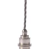 Ringupphäng U18 Grå kabel, Nickel