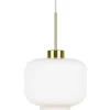 Ritz Taklampa 25cm E27 Opal/Mässing
