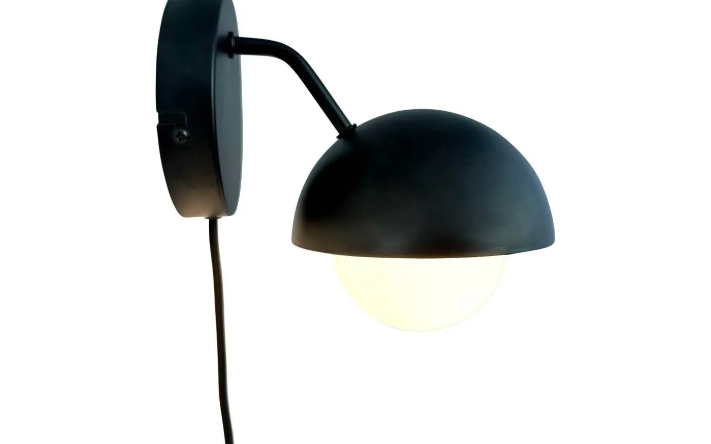 Rose Vägglampa Svart