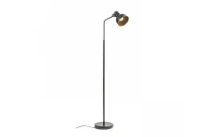 Rosita Golvlampa 145cm Svart/Guld E27