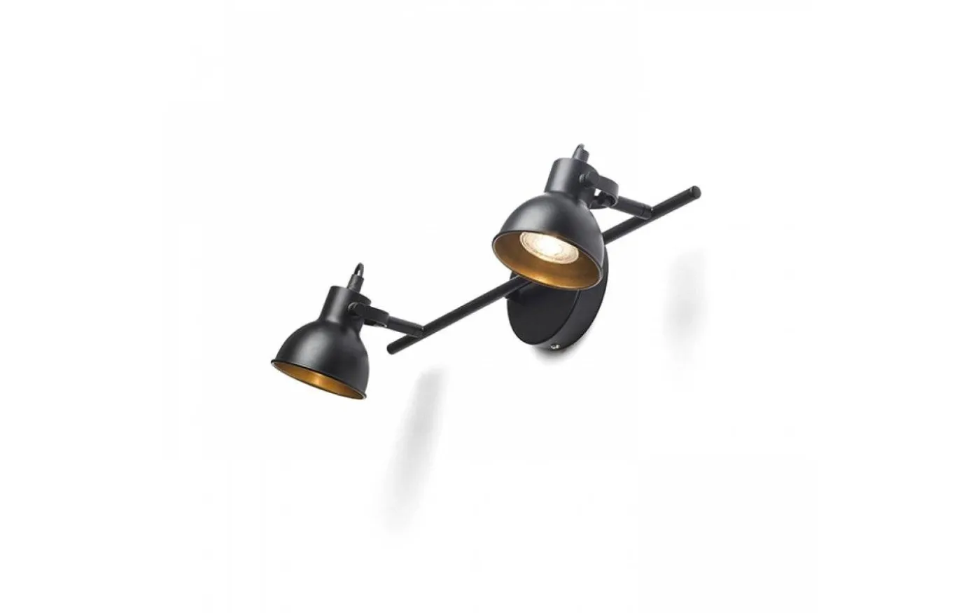 Rosita II Vägglampa 47cm 2L Svart