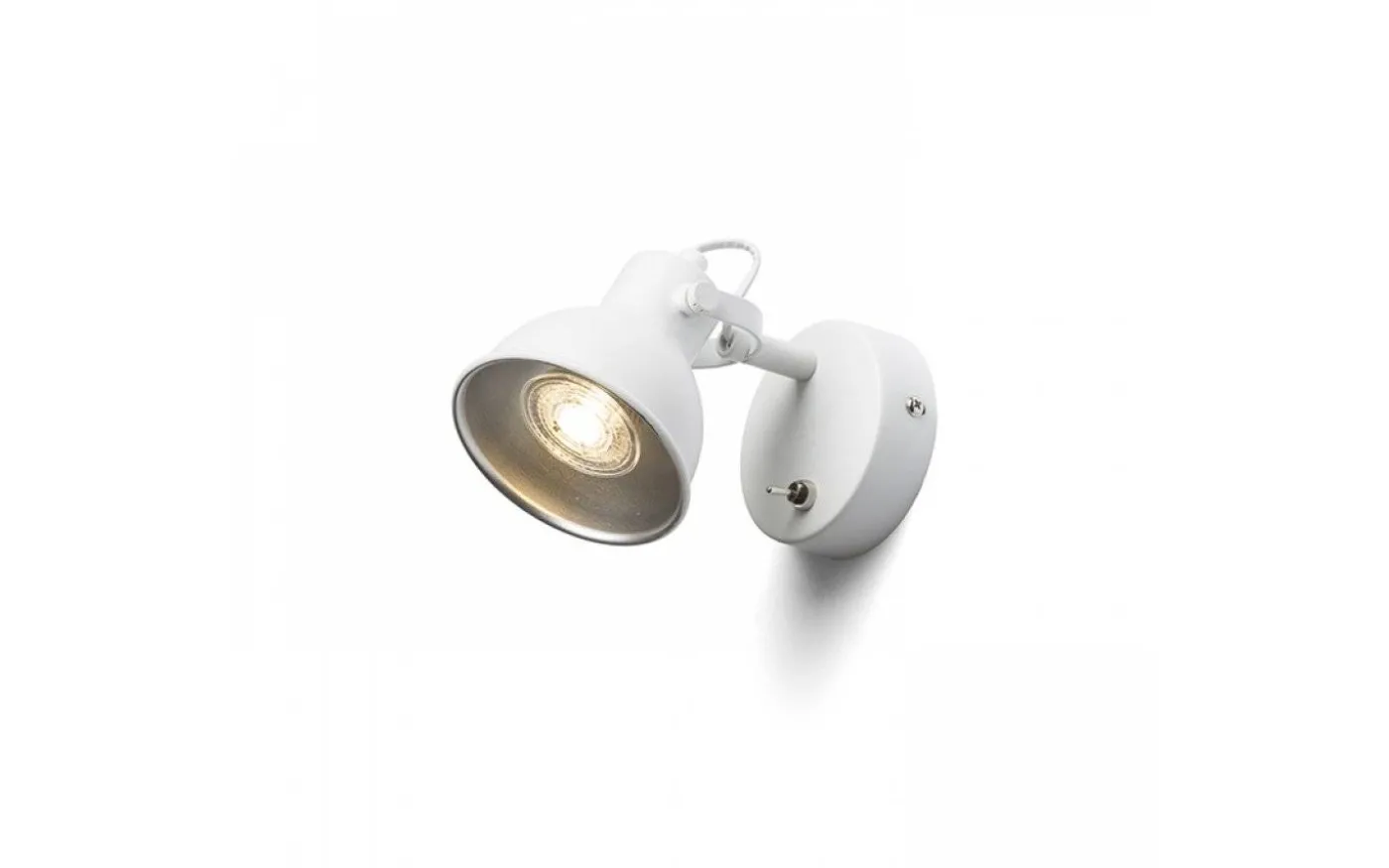 Rosita I Vägglampa 12cm Vit