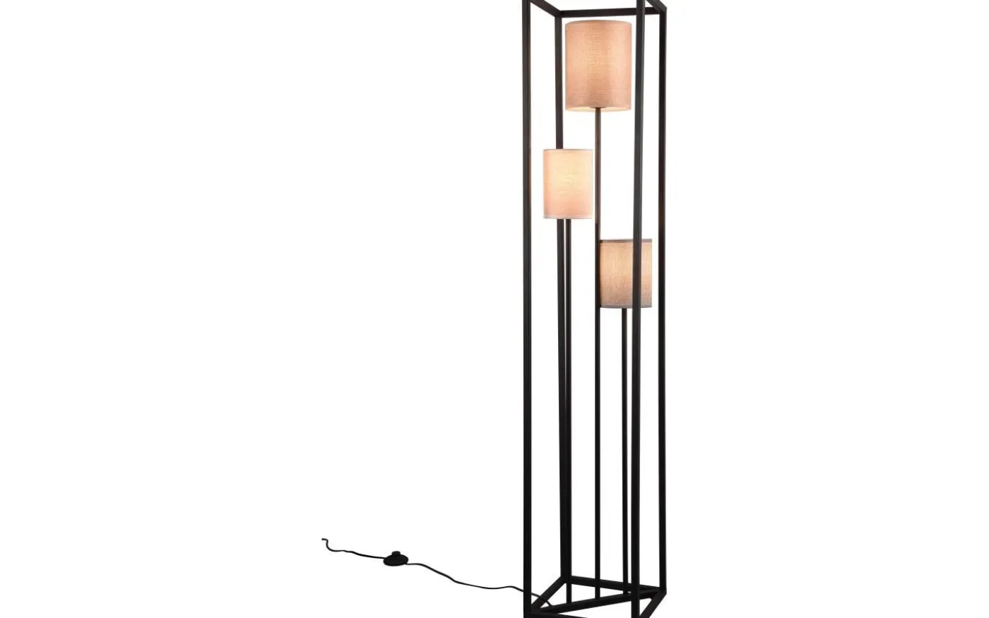 Ross Golvlampa 3-delad E27 flerfärgad