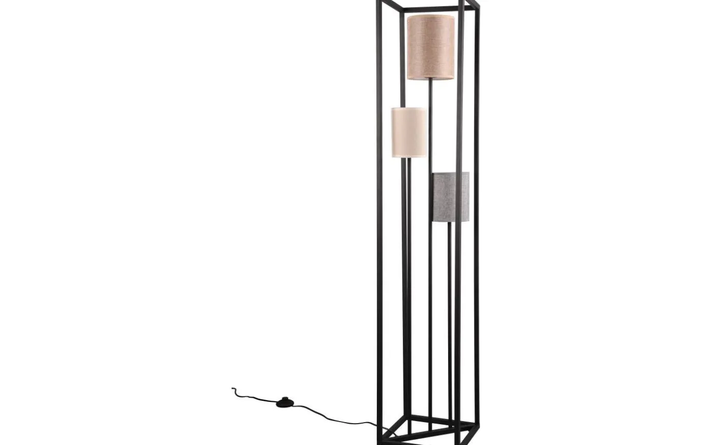 Ross Golvlampa 3-delad E27 flerfärgad