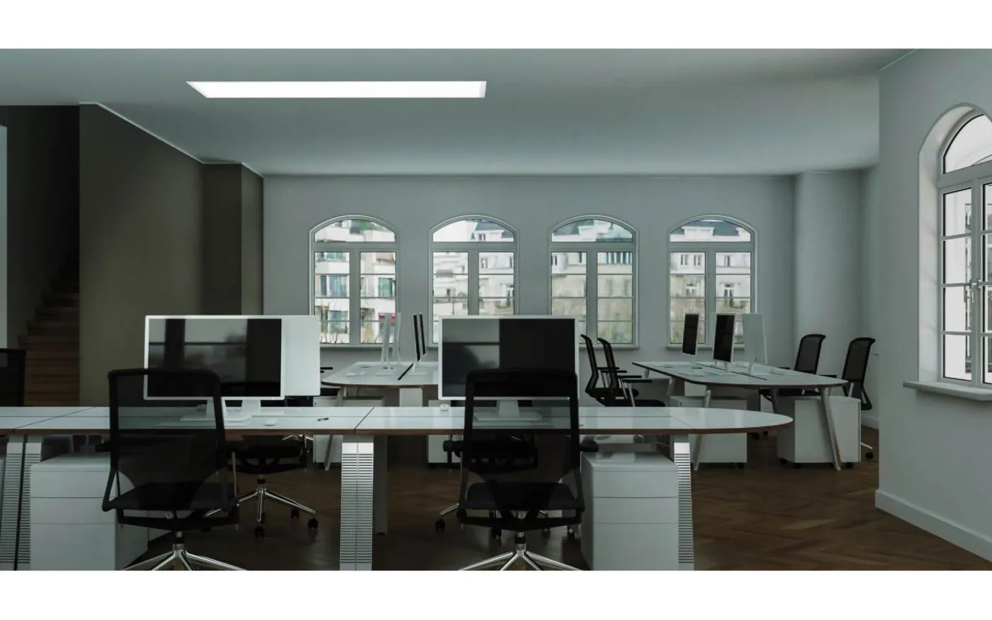 Salobrena LED-Panel 120x30cm utv/inf LED 4000K 33W Vit