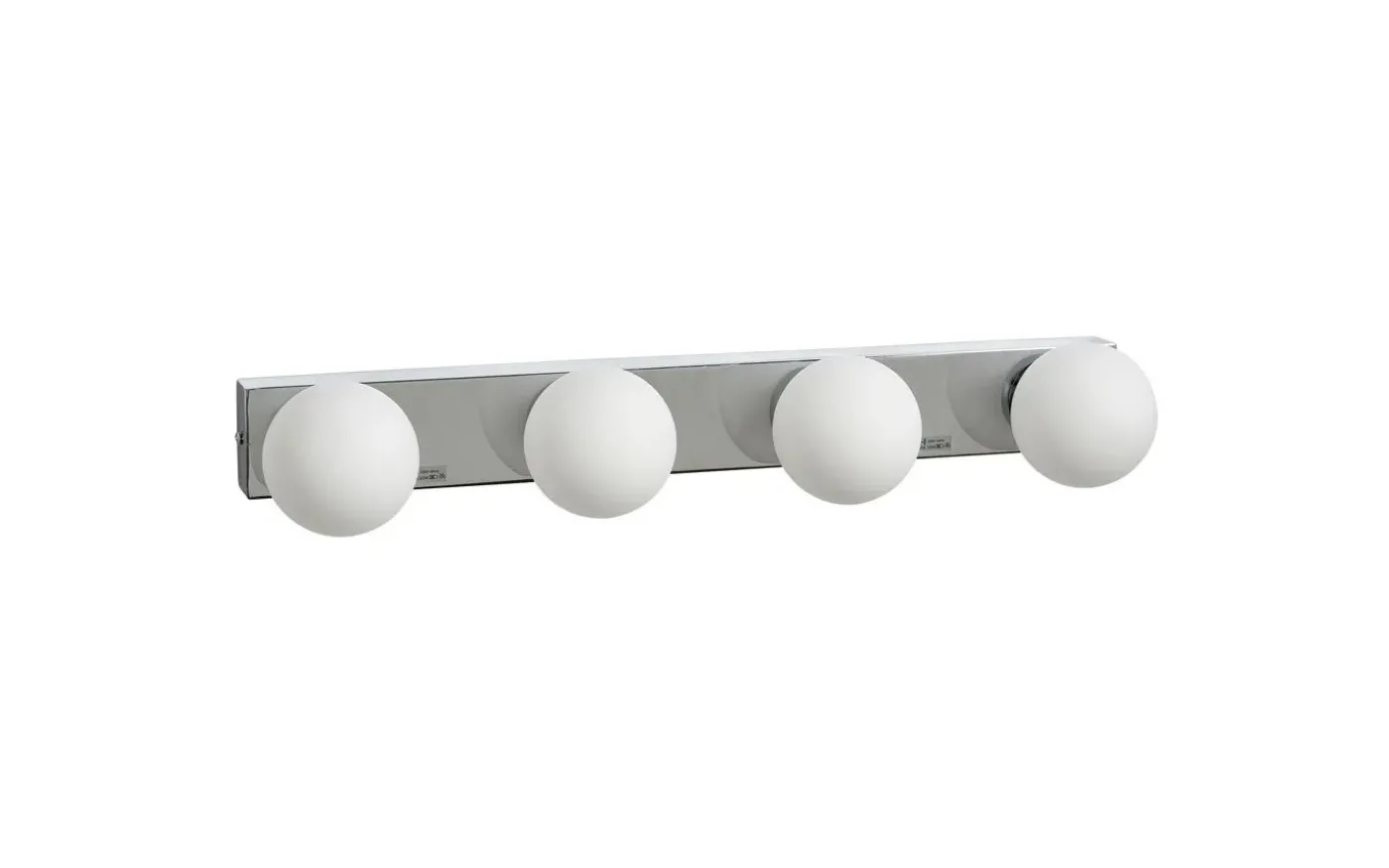 Sandhamn Vägglampa 50cm Krom/Opal IP44