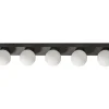 Sandhamn Vägglampa 60cm Svart/Opal IP44