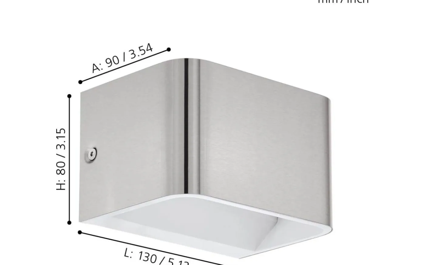 Sania 4 Vägglampa LED 3000K 6W Silver