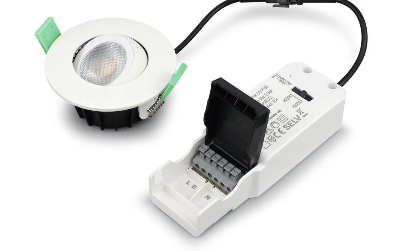 Sanna 230V Spotlight 3000/4000K 6W Vit IP65