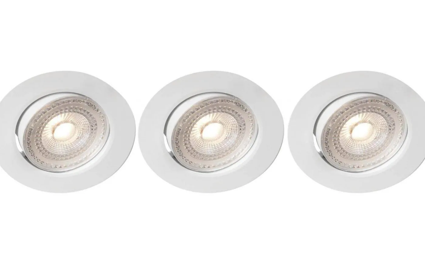 Sara 230V Spotlight 3000K 5,5W 3-pack Vit IP44