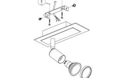 Sarria Vägglampa LED 3000K 4,5W Vit