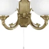 Savoy Vägglampa Dubbel Brons