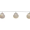 Seashell Batteridriven Ljusslinga Timer 1,35m