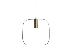 Shape Fyrkantig Pendel Guld
