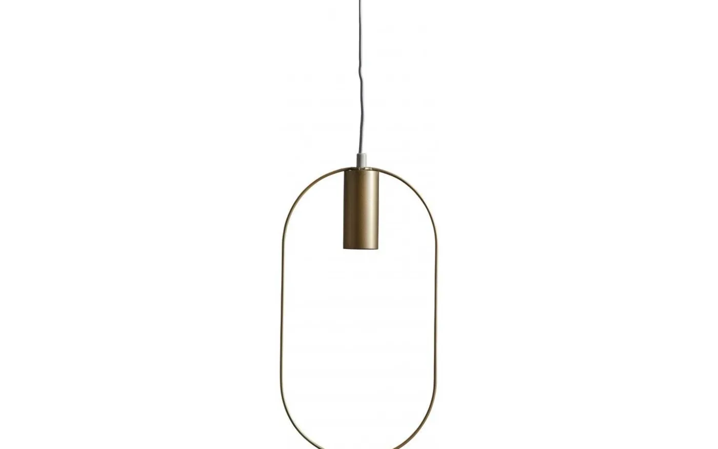 Shape Oval Pendel Guld