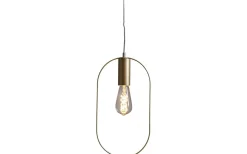 Shape Oval Pendel Guld