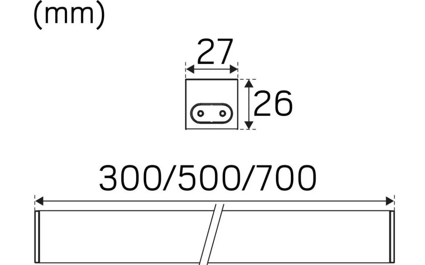 Shelf Line Vit 2700K 230V 70cm