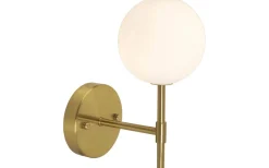 Sigma Vägglampa 25cm Guld/Opal