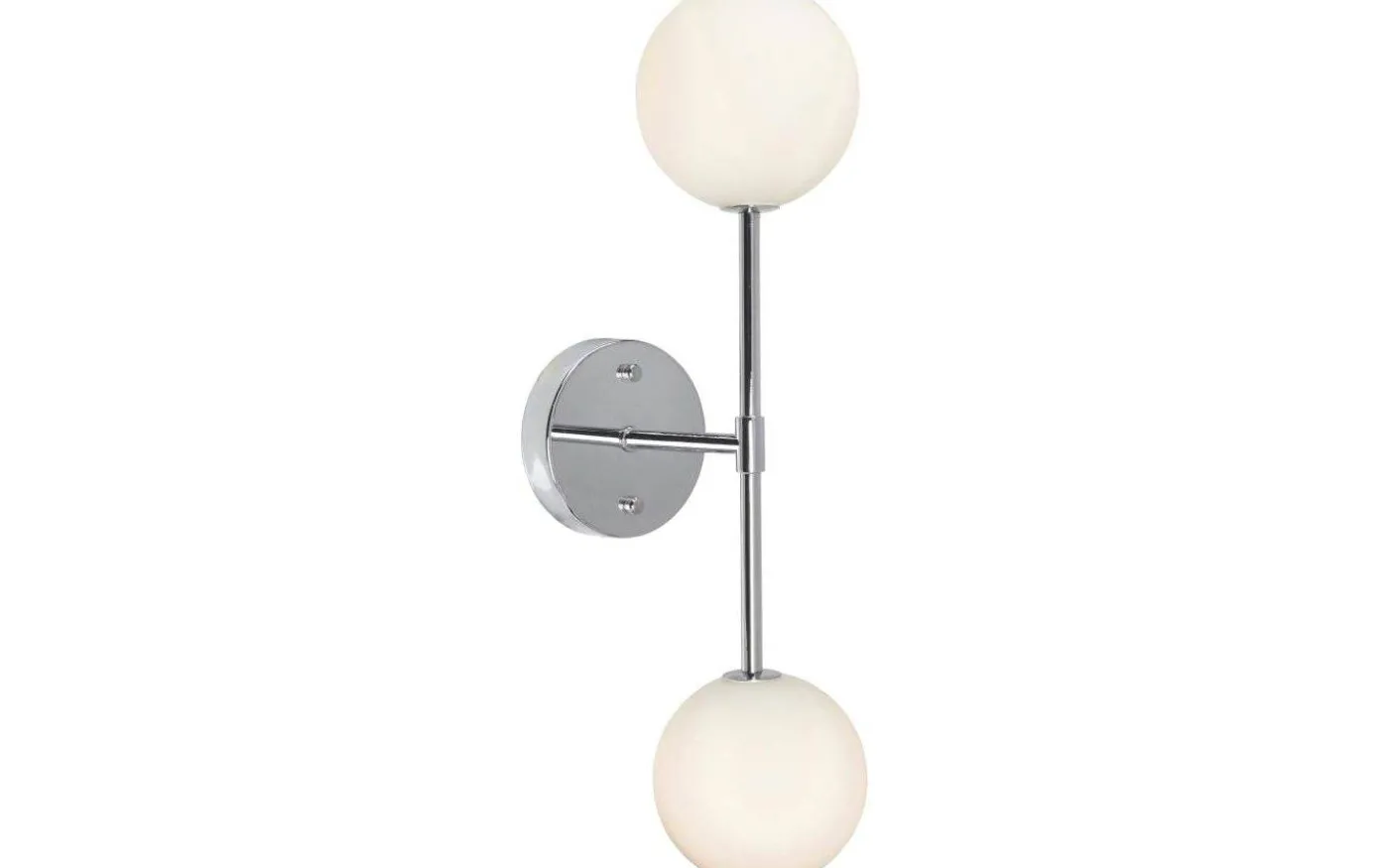 Sigma Vägglampa 49cm Krom/Opal