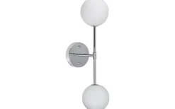 Sigma Vägglampa 49cm Krom/Opal