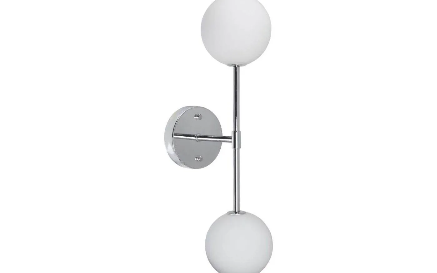 Sigma Vägglampa 49cm Krom/Opal