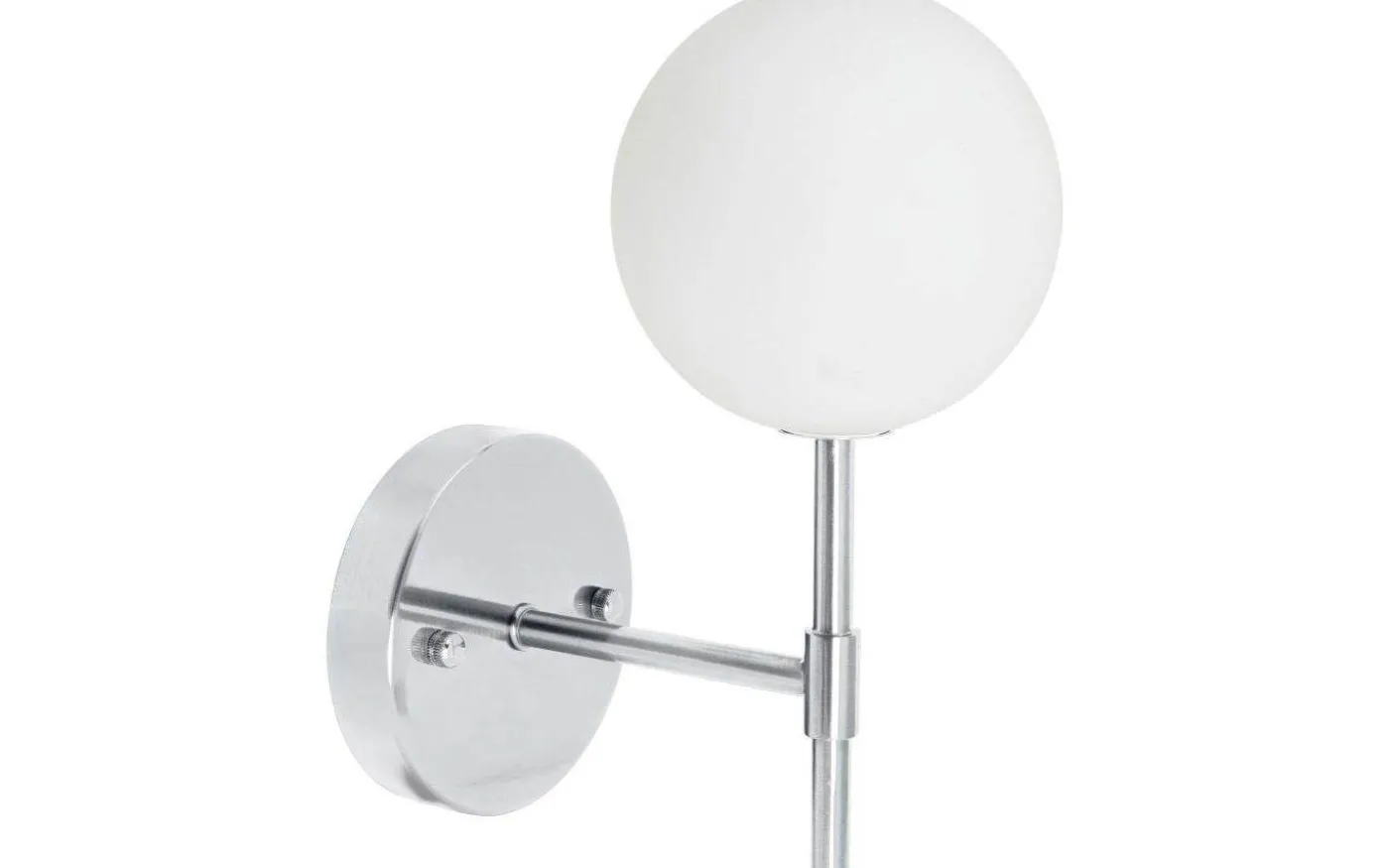 Sigma Vägglampa 25cm Krom/Opal