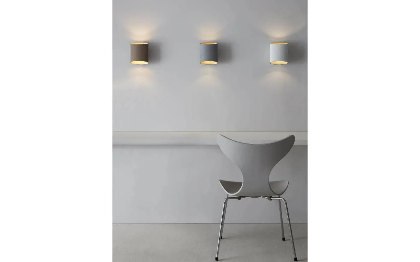 Sinne Vägglampa 17cm Beige/Mässing