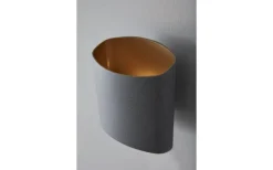 Sinne Vägglampa 17cm LED 8W 3000K Grå/Mässing