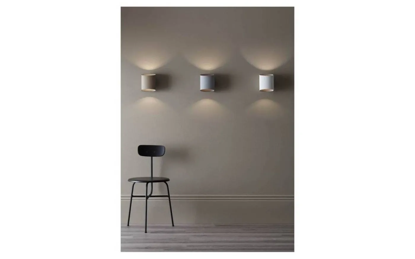 Sinne Vägglampa 17cm LED 8W 3000K Grå/Mässing