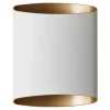 Sinne Vägglampa 17cm Vit/Mässing
