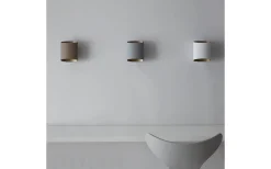 Sinne Vägglampa 17cm Vit/Mässing