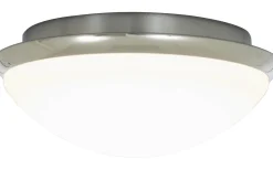 Siracusa Plafond 25cm LED 12W 3000K Krom/Vit IP44