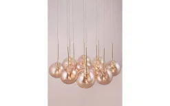 Skyfall Taklampa 30cm 12xG4 Mässing/Amber