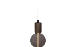 Sladdställ E27 Slim 3,5m Brun/Svart